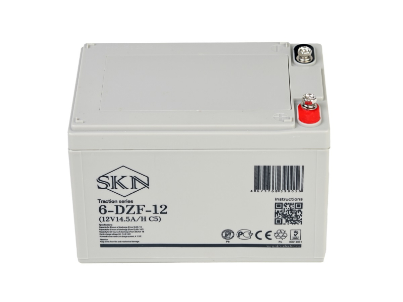 Тяговый аккумулятор SKN 6-DZF-12 (12V14.5A/H C5) HV Market