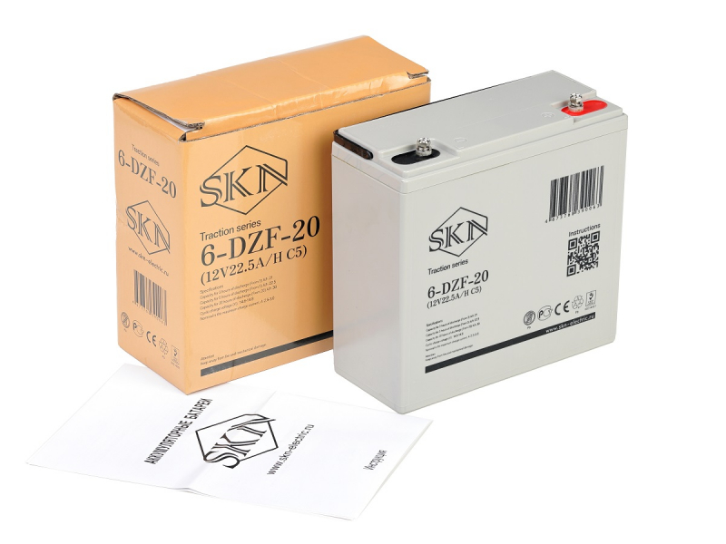 Тяговый аккумулятор SKN 6-DZF-20 (12V22.5A/H C5) HV Market