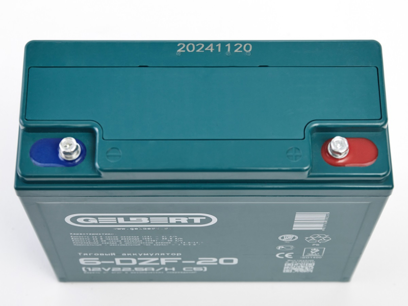 Тяговый аккумулятор Gelbert 6-DZF-20 (12V22.5A/H C5) HV Market
