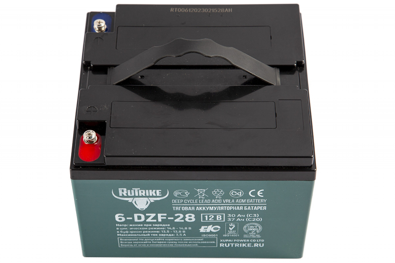 Тяговый аккумулятор RuTrike 6-DZF-28 (12V28A/H C3) HV Market