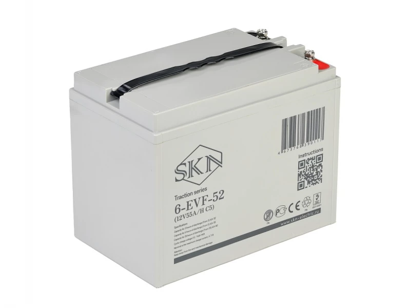 Тяговый аккумулятор SKN 6-EVF-52 (12V55A/H C5) HV Market