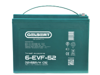 Тяговый аккумулятор Gelbert 6-EVF-52 (12V55A/H C5) HV Market