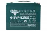 Тяговый аккумулятор RuTrike 6-EVF-52 (12V52A/H C3) HV Market