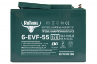 Тяговый аккумулятор RuTrike 6-EVF-55 (12V55A/H C3) HV Market