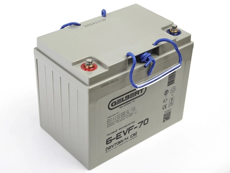 Тяговый аккумулятор Gelbert 6-EVF-70 (12V73A/H C5) HV Market