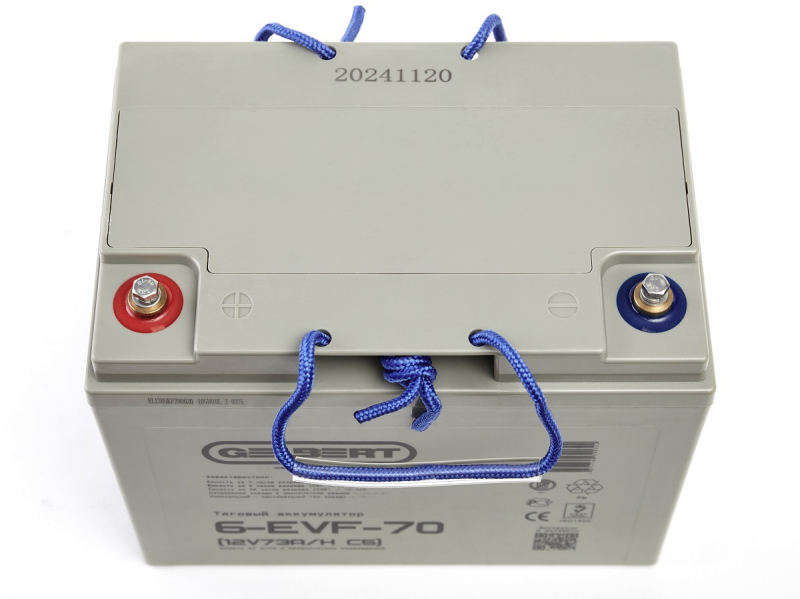 Тяговый аккумулятор Gelbert 6-EVF-70 (12V73A/H C5) HV Market