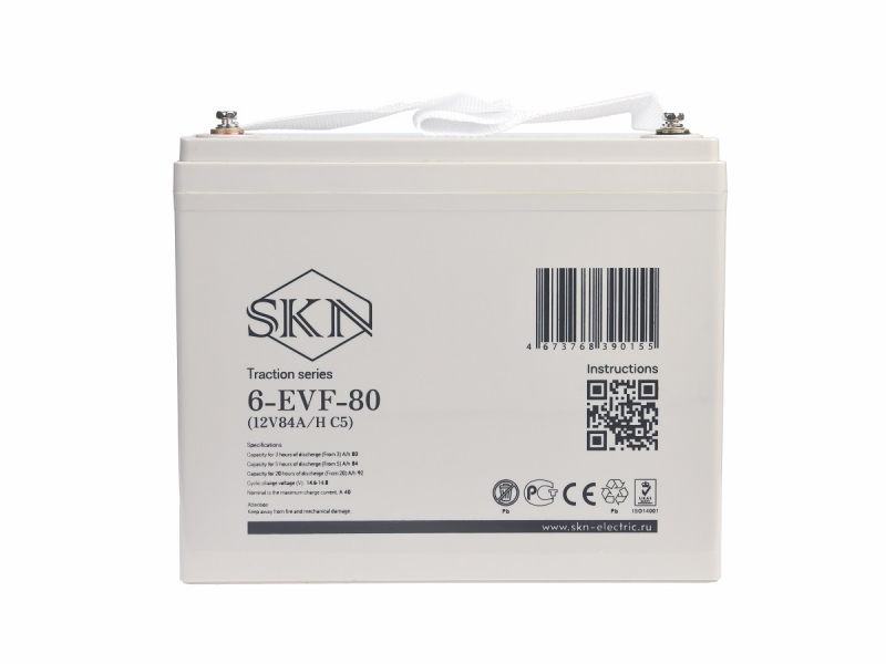 Тяговый аккумулятор SKN 6-EVF-80 (12V84A/H C5) HV Market