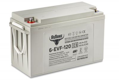 Тяговый аккумулятор RuTrike 6-EVF-120 (12V120A/H C3) HV Market