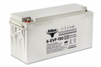 Тяговый аккумулятор RuTrike 6-EVF-150 (12V150A/H C3) HV Market