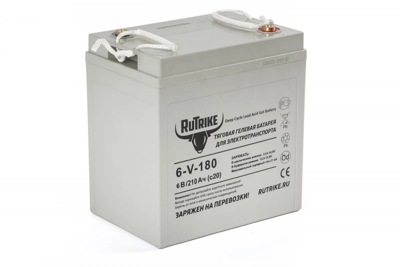Тяговый аккумулятор RuTrike 3-EVF-180 (6V180A/H C3) HV Market