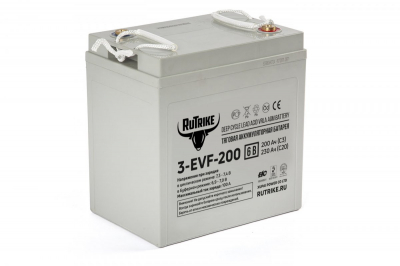 Тяговый аккумулятор RuTrike 3-EVF-200 (6V200A/H C3) HV Market