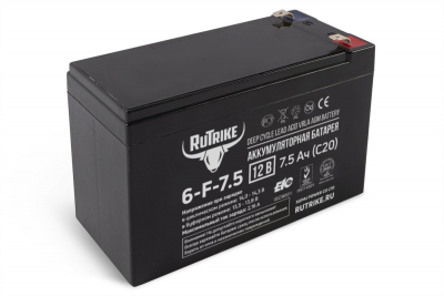 Аккумулятор RuTrike 6-F-7,5 (12V7,5A/H C20) HV Market