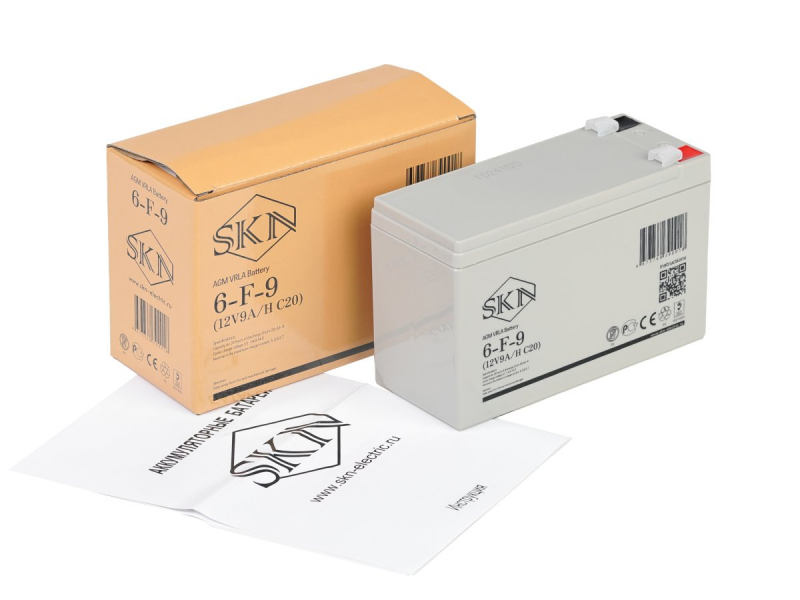 Аккумулятор для ИБП SKN 6-F-9 (12V9A/H C20) HV Market