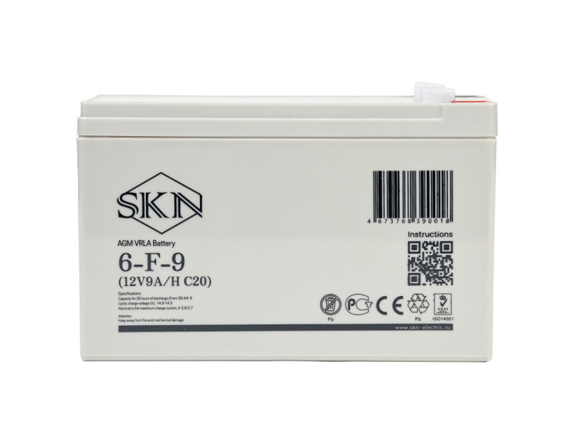 Аккумулятор для ИБП SKN 6-F-9 (12V9A/H C20) HV Market