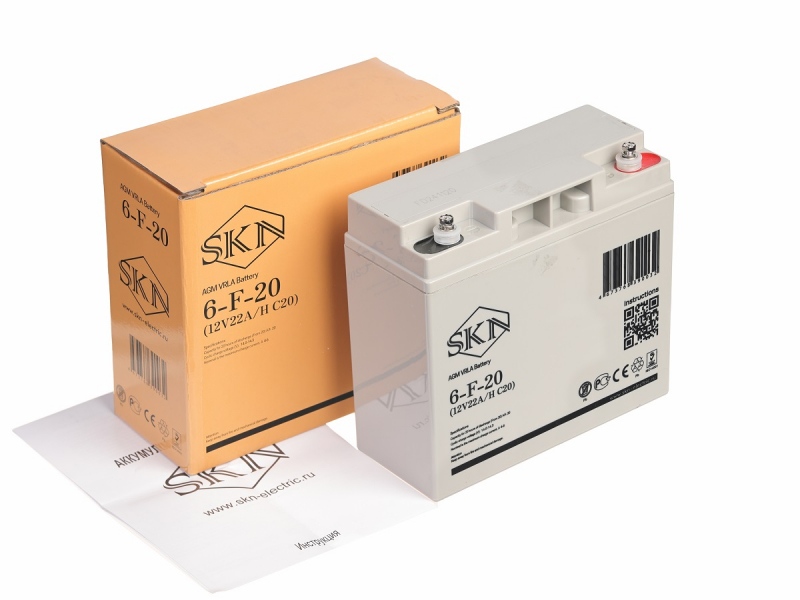 Аккумулятор для ИБП SKN 6-F-20 (12V20A/H C20) HV Market