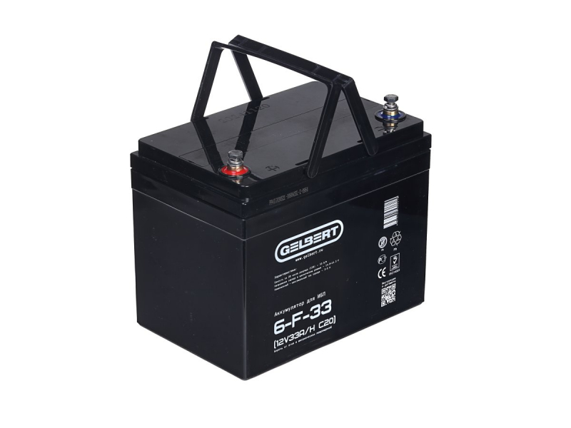 Аккумулятор для ИБП Gelbert 6-F-33 (12V33A/H C20) HV Market