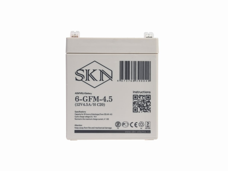 Аккумулятор для ИБП SKN 6-GFM-4.5 (12V4.5A/H C20) HV Market