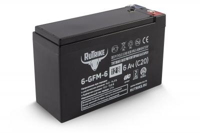 Тяговый аккумулятор RuTrike 6-GFM-6 (12V6A/H C20) HV Market