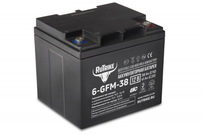 Аккумуляторная батарея RuTrike 6-GFM-38 (12V41A/H C20) HV Market