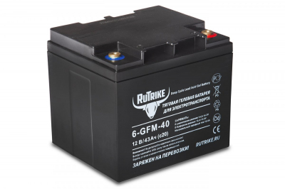 Аккумуляторная батарея RuTrike 6-GFM-40 (12V43A/H C20) HV Market