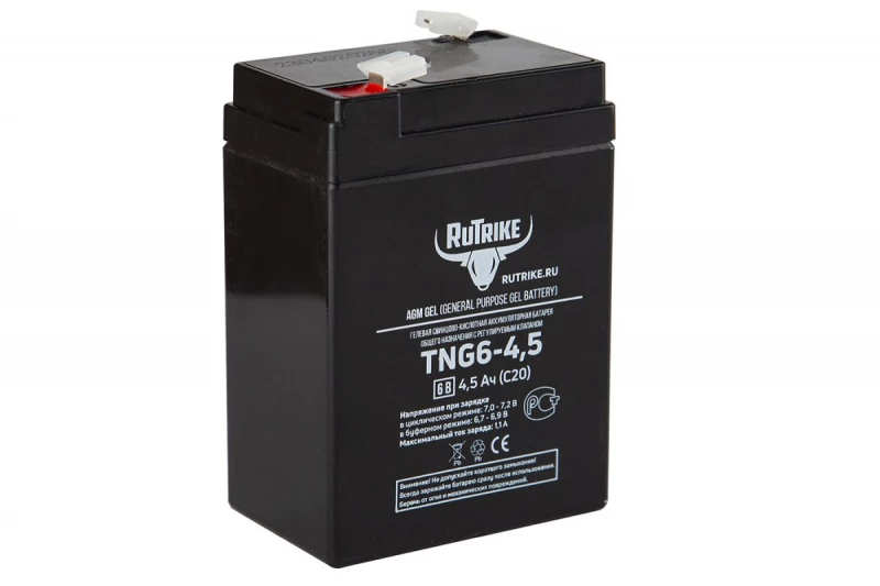 Аккумуляторная батарея RuTrike TNG6-4,5 (6V4,5A/H C20) HV Market
