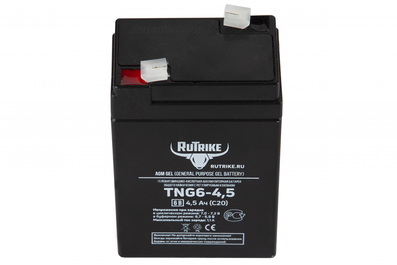 Аккумуляторная батарея RuTrike TNG6-4,5 (6V4,5A/H C20) HV Market