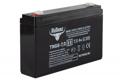 Аккумуляторная батарея RuTrike TNG6-7,0 (6V7,0A/H C20) HV Market