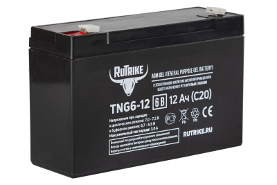 Аккумуляторная батарея RuTrike TNG6-12 (6V12A/H C20) HV Market