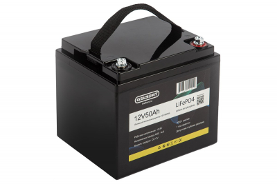 Литиевый тяговый аккумулятор Gelbert LiFePO4 (12V/50Ah/50A/600Wh) [6-GFM-38] HV Market