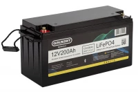 Литиевый тяговый аккумулятор Gelbert LiFePO4 (12V/200Ah/200А/2,400Wh) Bluetooth HV Market