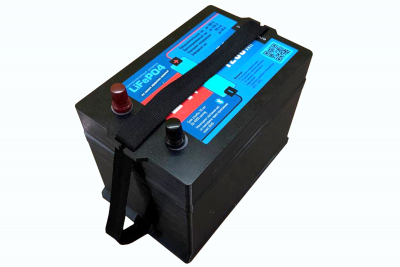 Аккумуляторная батарея LiFePo4 24V50Ah(80А) без дисплея, BMS смарт HV Market