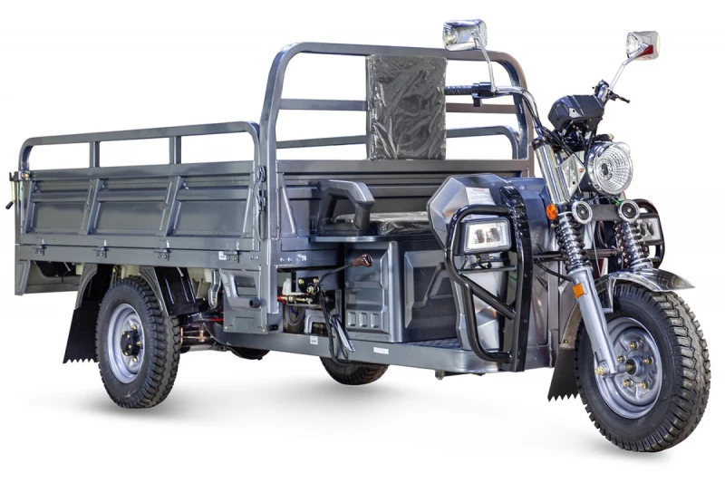 Грузовой электрический трицикл Rutrike Эксперт ПРО Плюс 2200 Серый HV Market