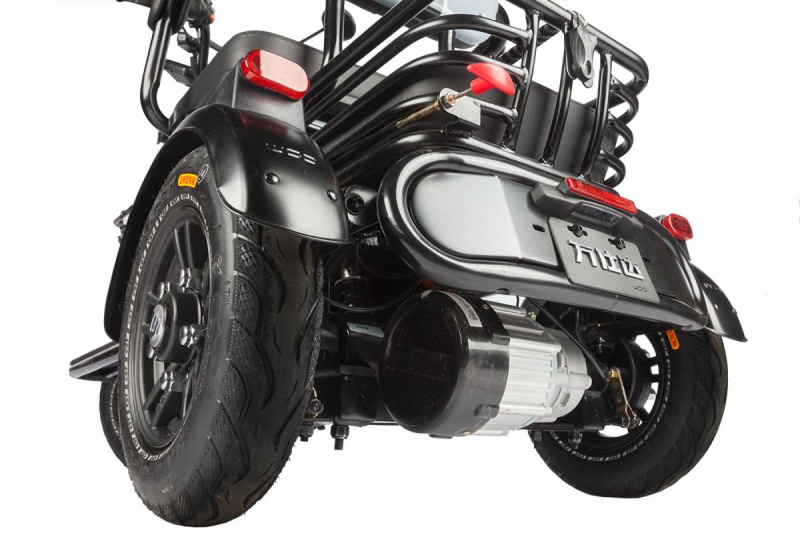 Электротрицикл Wanshida UN MOTO 60V 650Вт черно-синий HV Market