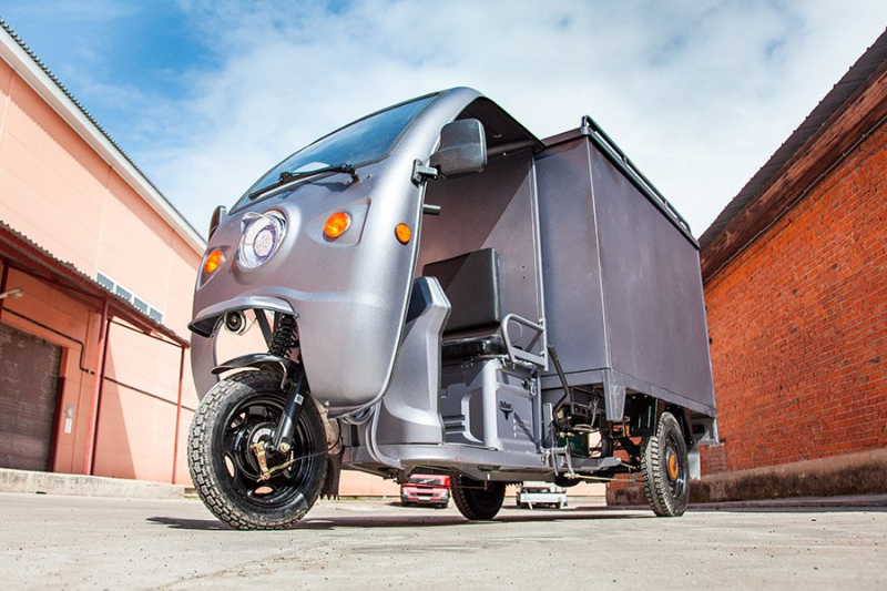 Грузовой электротрицикл Rutrike КАРГО 1800 60V1000W Черный матовый HV Market
