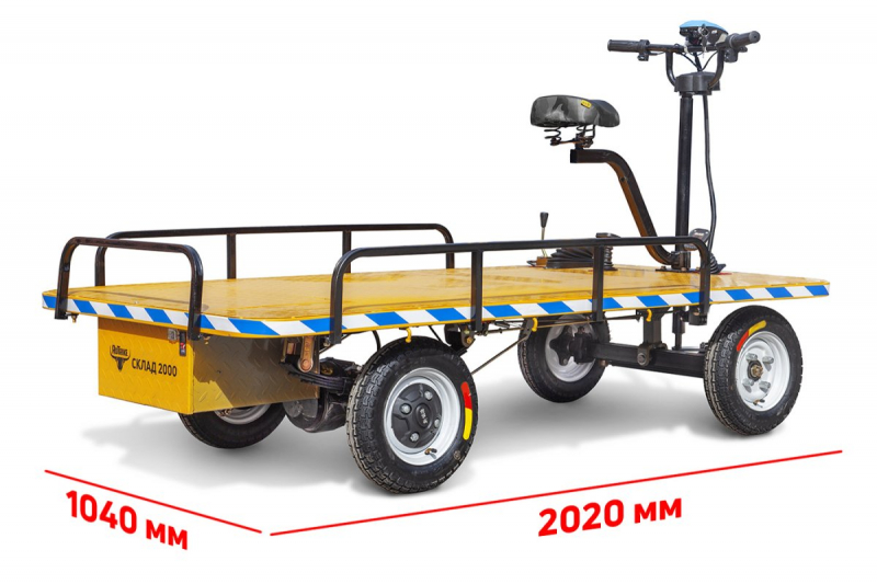Платформенная тележка электрическая RuTrike СКЛАД 2000 NEW HV Market
