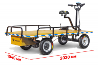 Платформенная тележка электрическая RuTrike СКЛАД 2000 NEW HV Market