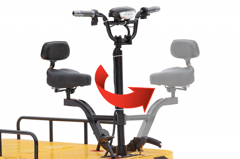 Платформенная тележка электрическая RuTrike СКЛАД 2500 HV Market