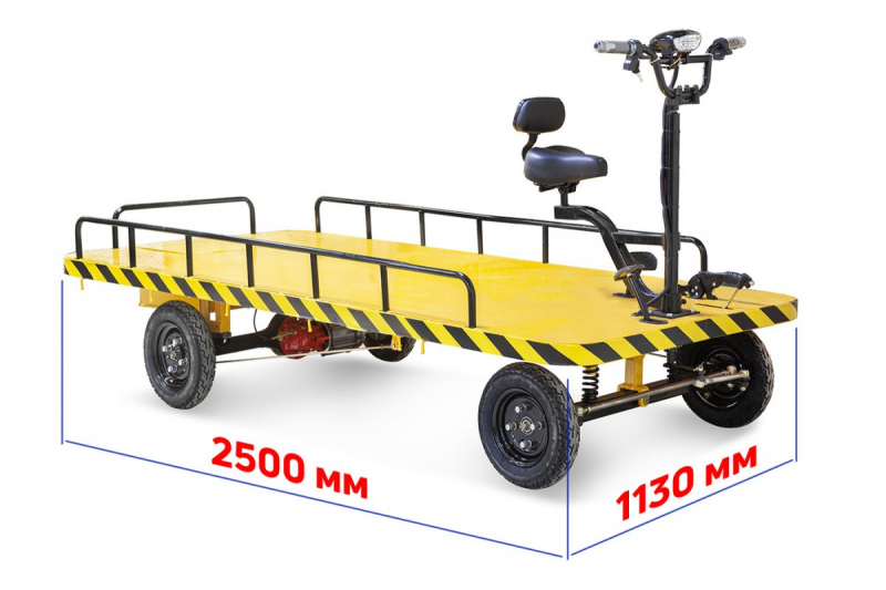 Платформенная тележка электрическая RuTrike СКЛАД 2500 HV Market