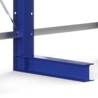 Дополнительная секция стеллажа консольного 1-стороннего 3000х1160х1082 HV Market