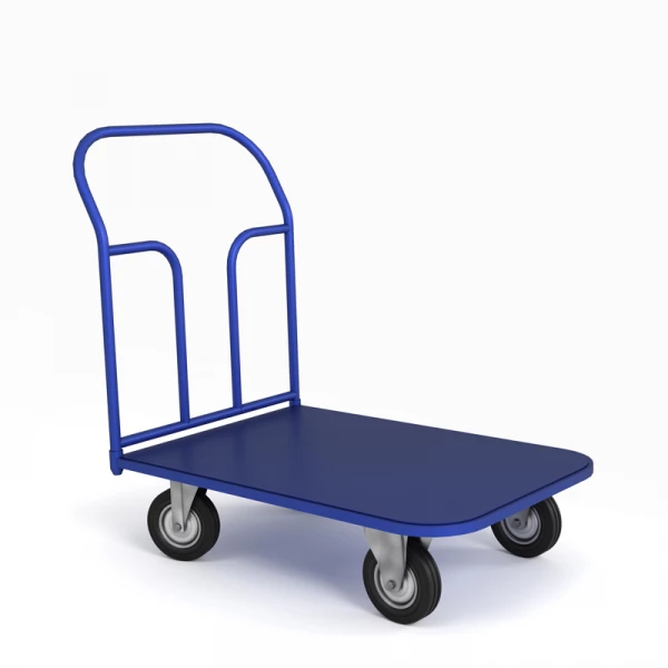 Тележка платформенная ТП 6 (800х1200) г/п 550 кг.200 литая протекторная резина HV Market