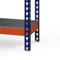 Стеллаж Профи Т (2000/1845/770), 4 яруса металл оц. HV Market