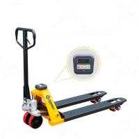 Гидравлическая тележка с весами BFC-8 (2000 кг; 1150х560 мм; PDP) SMARTLIFT HV Market