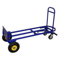 Тележка трансформер ТГУ 200 г/п 200 кг колеса пневматические250 мм. HV Market