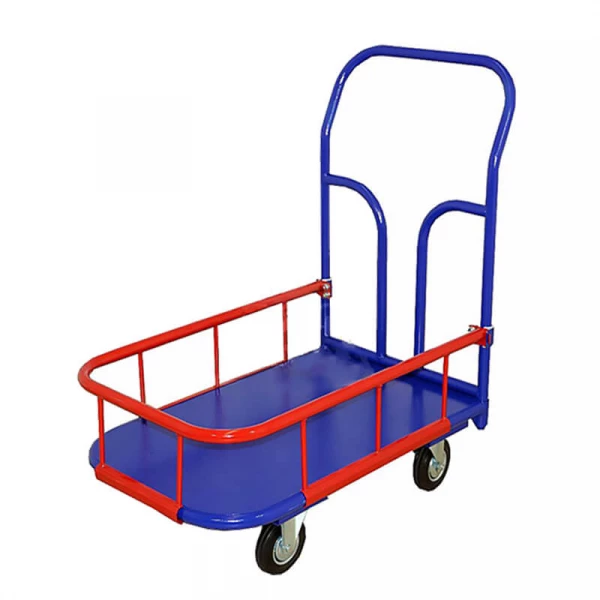 Тележка платформенная с бортиком 150 мм.ТПБ 5 (700х1200) г/п 550 кг.200 черная резина HV Market