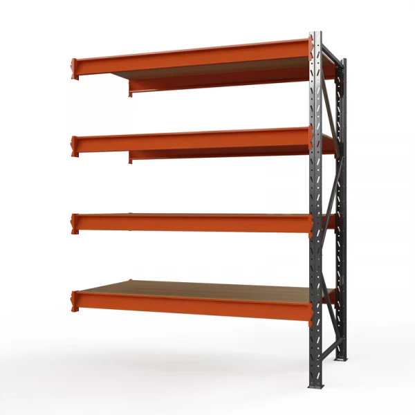 Секция приставная стеллажа металлического ОПТИМА, 3000х1250х785 мм. Полки: 4 шт. фанера HV Market