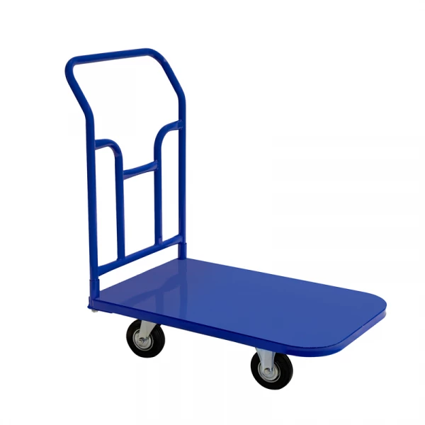 Тележка платформенная ТПТ (г/п 500 кг, 900x600 мм, колеса черная резина 200 мм) HV Market