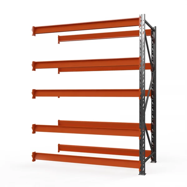 Секция приставная стеллажа металлического ОПТИМА, 3000х2500х785 мм. Полки: 5 шт. без настила HV Market