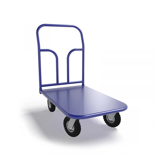 Тележка платформенная ТП 1 (500х800) г/п 300 кг. колеса пневматические 250 мм. HV Market