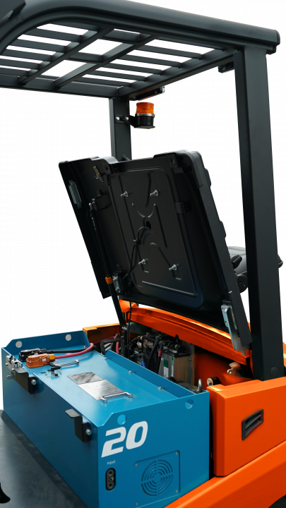 Электрический вилочный погрузчик Noblelift FE4P14QC Duplex mast (Свинц-кислот 360Ач, FFL, В-4000мм), высота подъема 4000 мм, грузоподъемность 1400 кг, ширина вил 100 мм