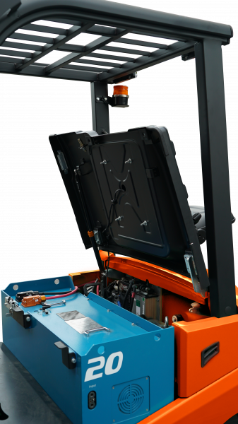 Электрический вилочный погрузчик FE4P14QC Duplex mast (Свинц-кислот 400Ач, FFL, В-2700мм)